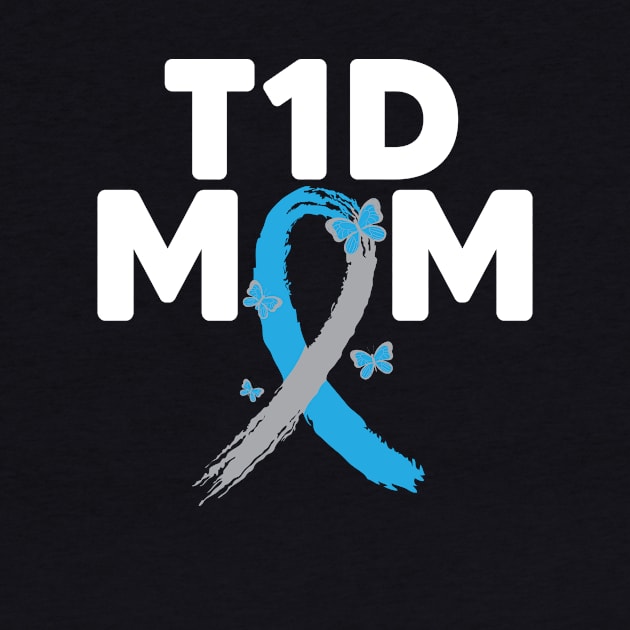 T1D mama her fight is my fight Type 1 Diabetes Awareness by UNXart